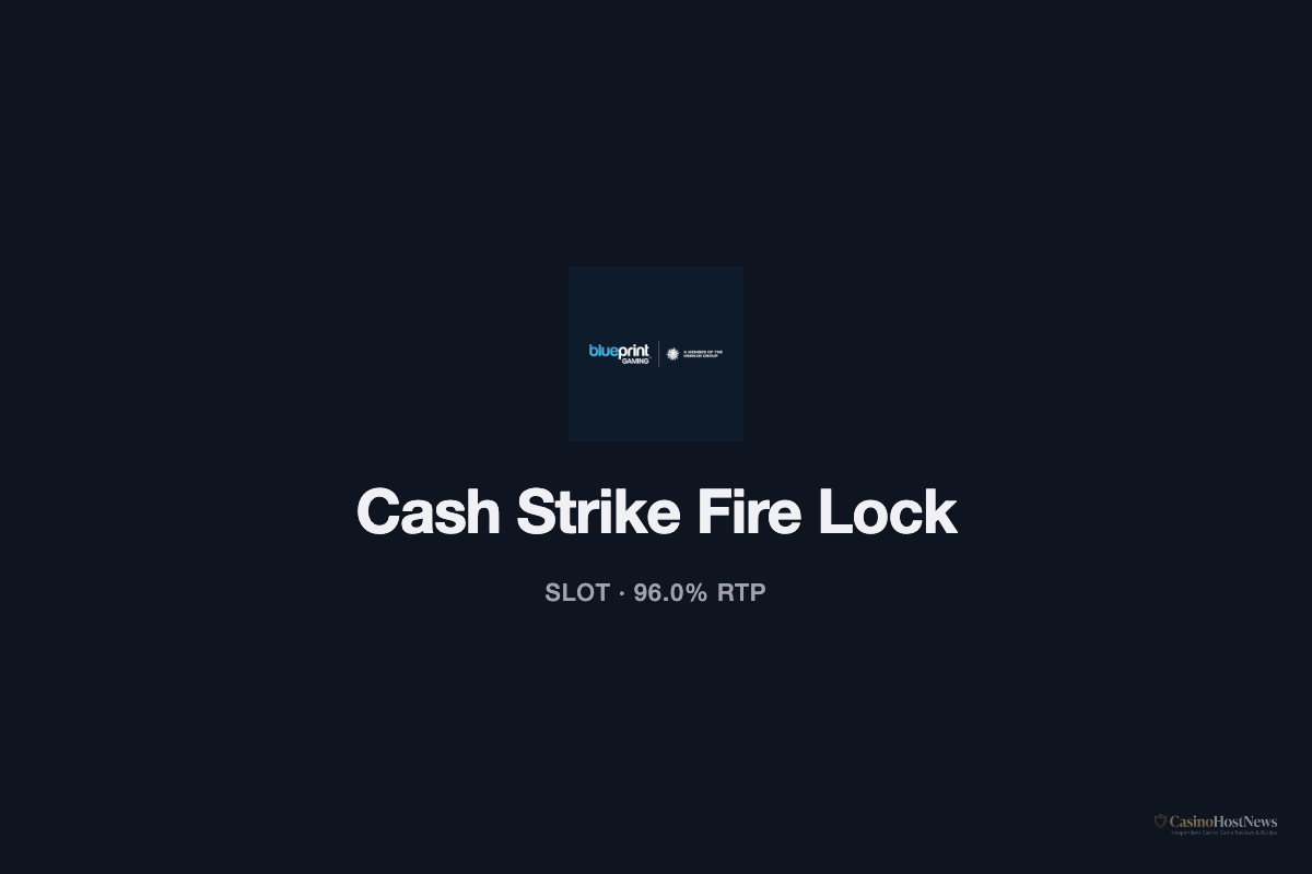 Cash Strike Fire Lock slot technical specifications by blueprint-gaming