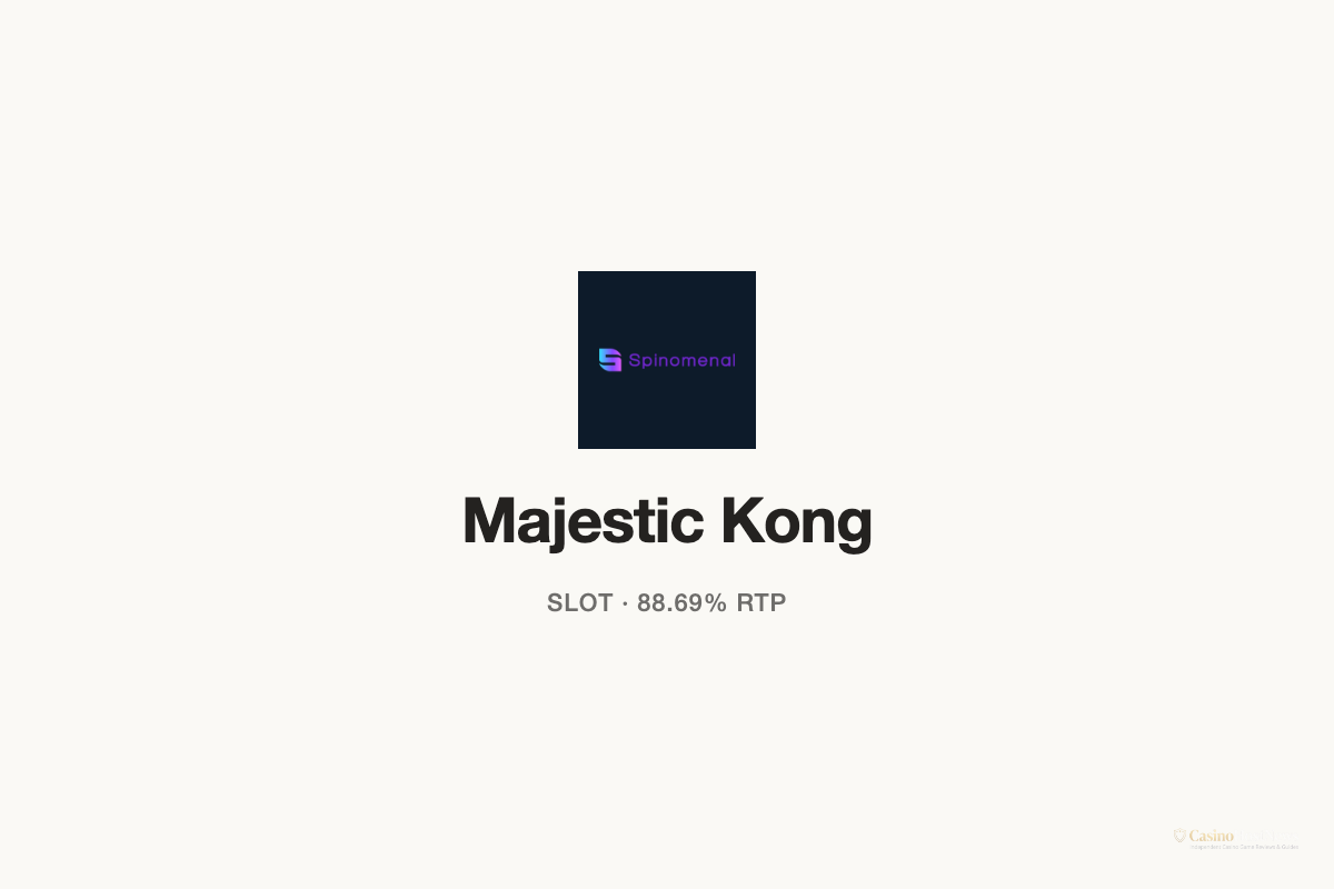 Majestic Kong slot technical specifications by spinomenal