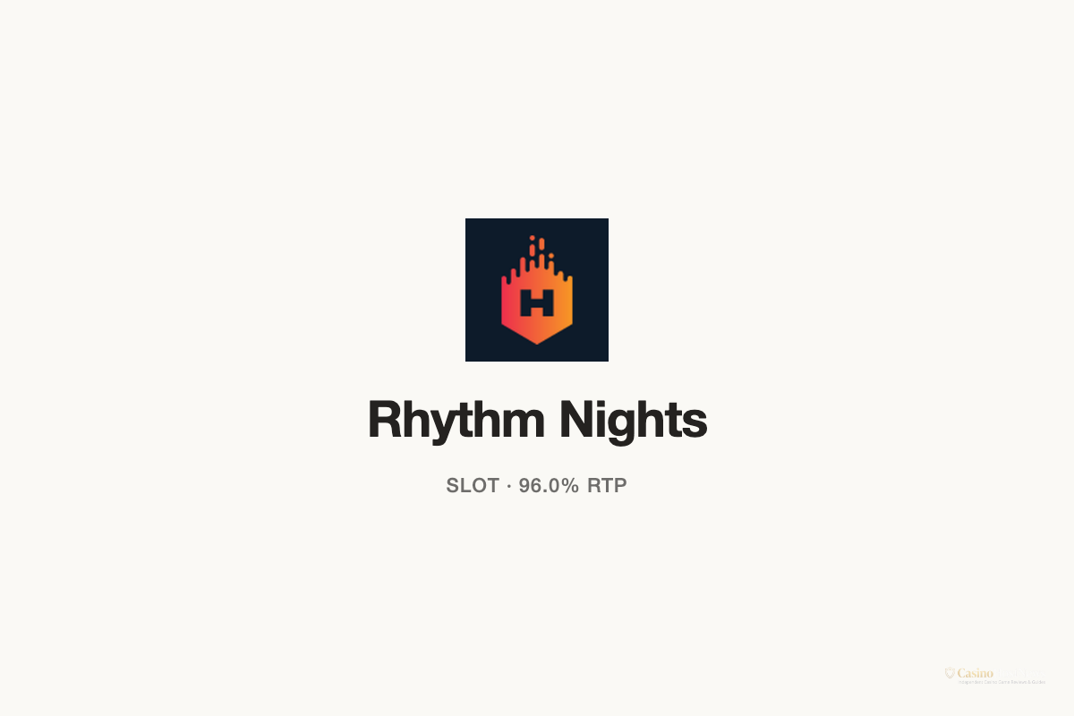 Rhythm Nights slot technical specifications by habanero