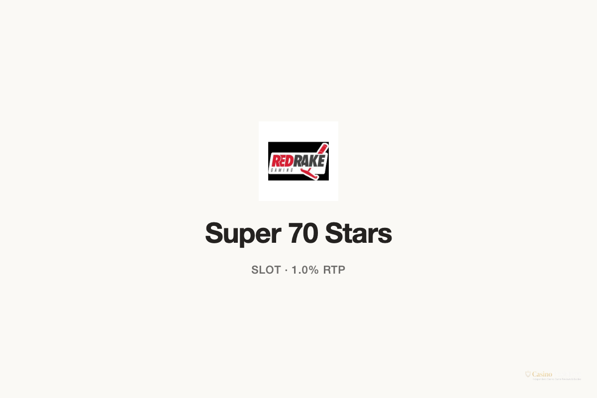 Super 70 Stars slot technical specifications by red-rake-gaming
