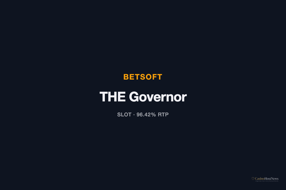 THE Governor slot technical specifications by betsoft
