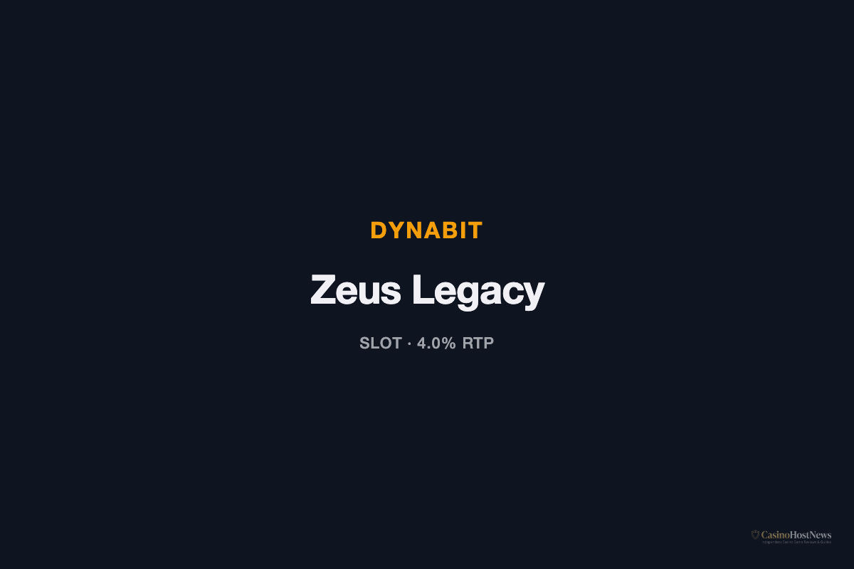 Zeus Legacy slot technical specifications by dynabit